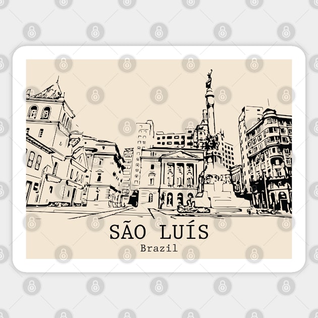 São Luís - Brazil Sticker by Lakeric